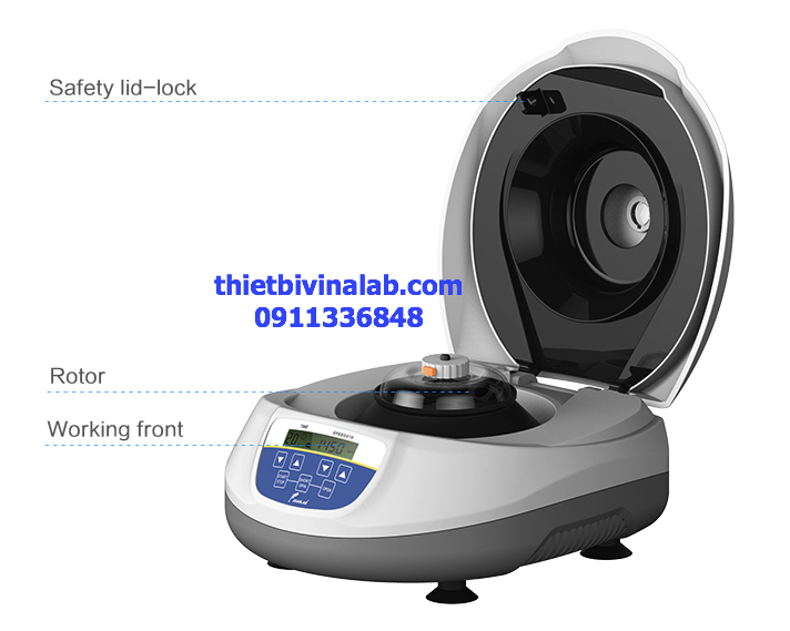 Máy ly tâm spindown tốc độ cao MicroSpin Plus